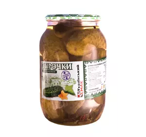 Огурцы консервированные 1000г Огурцы консервированные 1000г